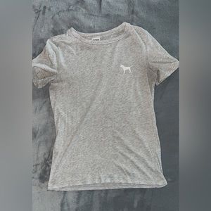 Gray PINK T-shirt
